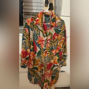 Vici Floral Women's Swim Coverup - Multicolor